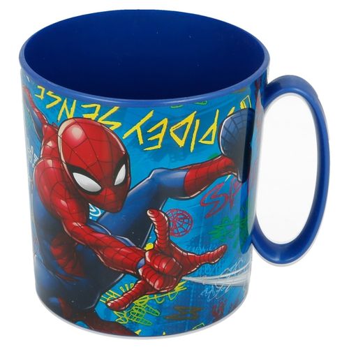d- Taza microondas Spiderman