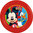 d- Plato reutilizable Mickey
