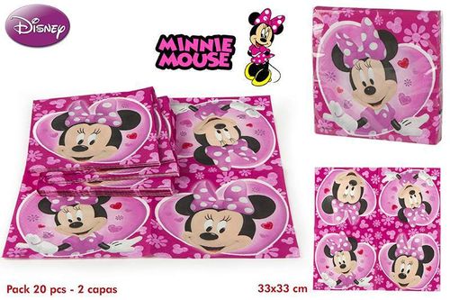 b3- 20 servilletas Disney Minnie