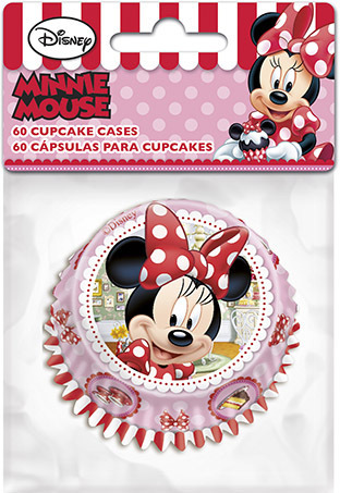d1- Set 60 cupcackes Minnie Mouse
