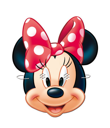 c- Pack 6 caretas Minnie Mouse