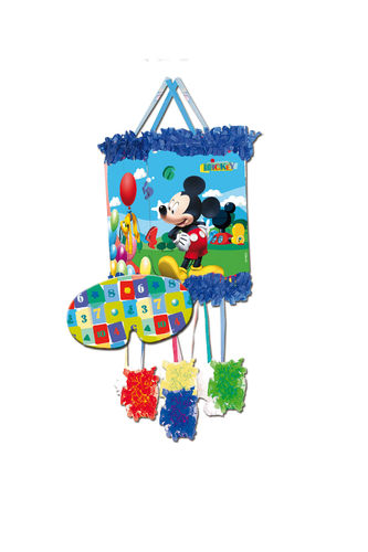 c- Piñata Viñeta + antifaz Mickey mouse