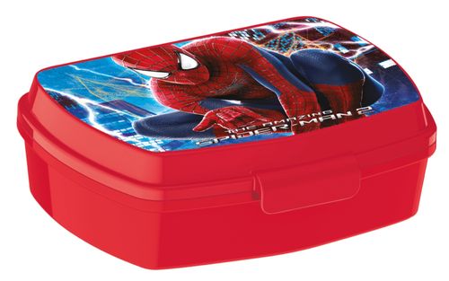 d- Sandwichera rectangular Spiderman
