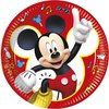 b- Pack 8 platos 23cm Mickey mouse