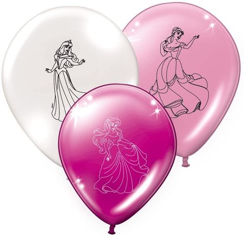 c- Pack 8 globos Princesas clasic