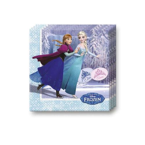a3- Pack 20 servilletas Disney Frozen azul