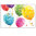b- Mantel fiesta 120x180cm diseño globos
